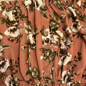 J for Justify Off-the-Shoulder Floral Dress, Size Large